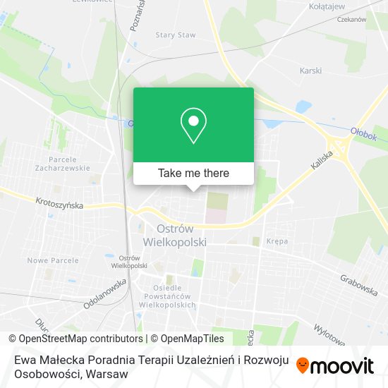 Ewa Małecka Poradnia Terapii Uzależnień i Rozwoju Osobowości map