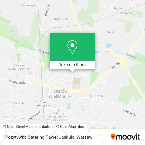 Pozytywka Catering Paweł Jaskuła map