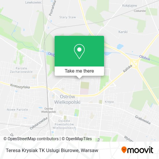 Teresa Krysiak TK Uslugi Biurowe map