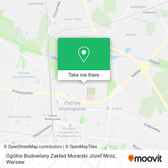 Ogólno Budowlany Zakład Murarski Józef Mróz map