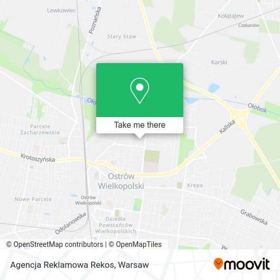 Agencja Reklamowa Rekos map