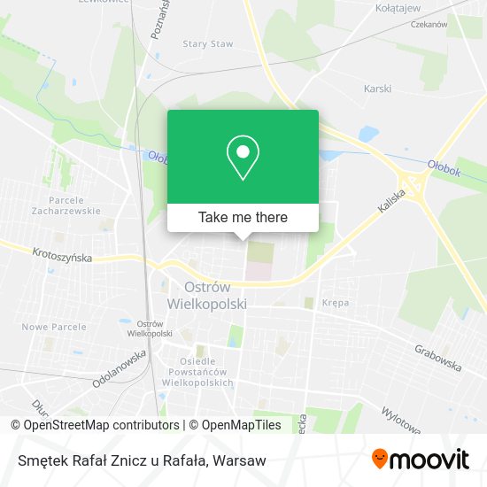 Smętek Rafał Znicz u Rafała map