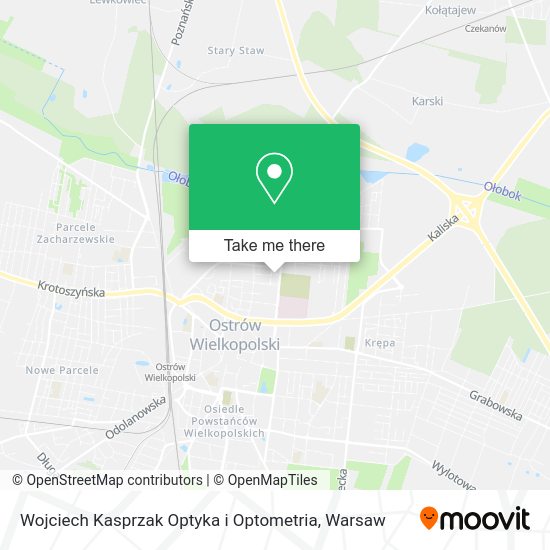 Wojciech Kasprzak Optyka i Optometria map