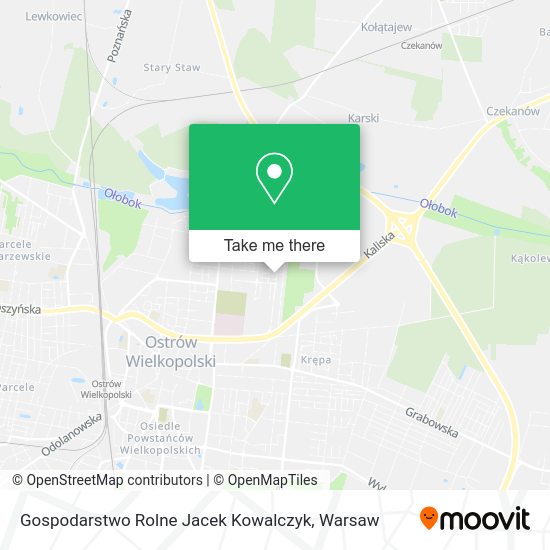 Gospodarstwo Rolne Jacek Kowalczyk map