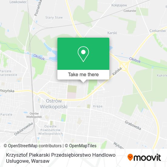 Krzysztof Piekarski Przedsiębiorstwo Handlowo Usługowe map