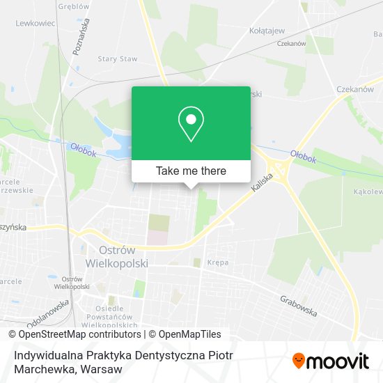 Indywidualna Praktyka Dentystyczna Piotr Marchewka map