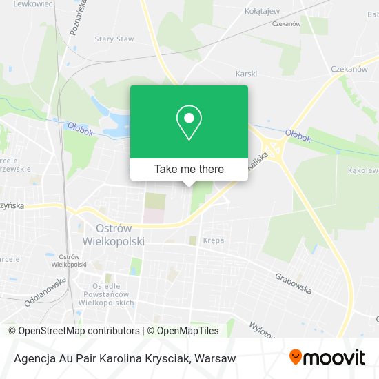 Agencja Au Pair Karolina Krysciak map