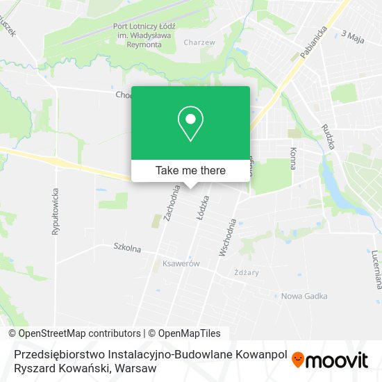 Карта Przedsiębiorstwo Instalacyjno-Budowlane Kowanpol Ryszard Kowański