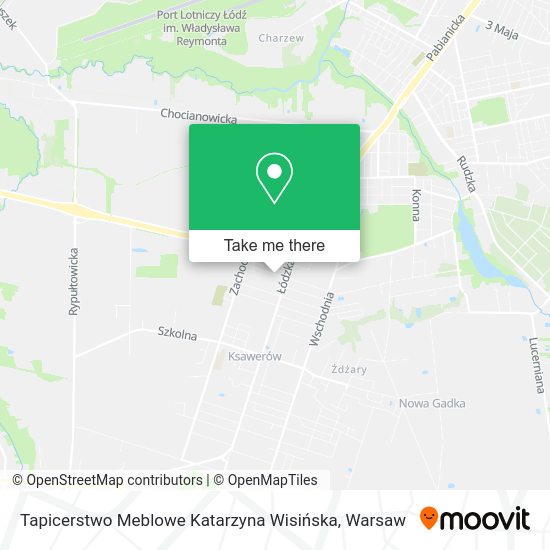 Tapicerstwo Meblowe Katarzyna Wisińska map