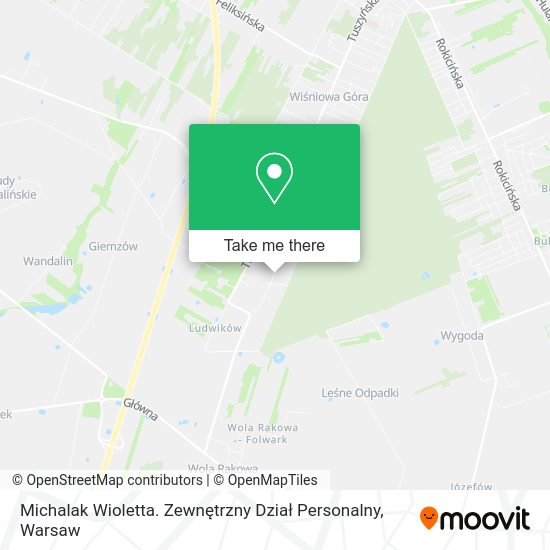 Michalak Wioletta. Zewnętrzny Dział Personalny map