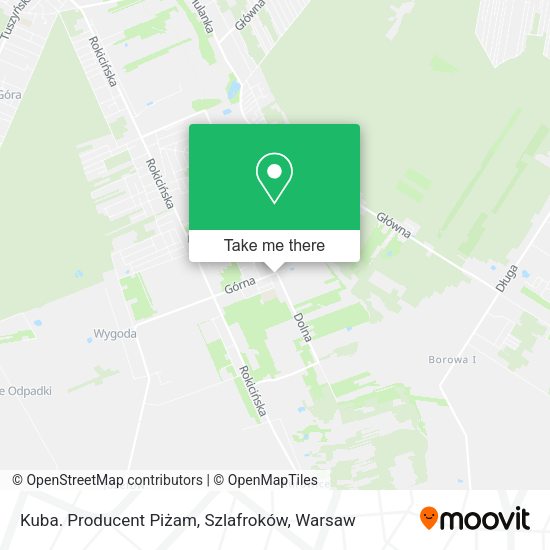 Kuba. Producent Piżam, Szlafroków map