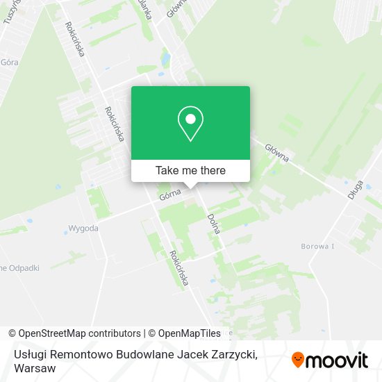 Usługi Remontowo Budowlane Jacek Zarzycki map