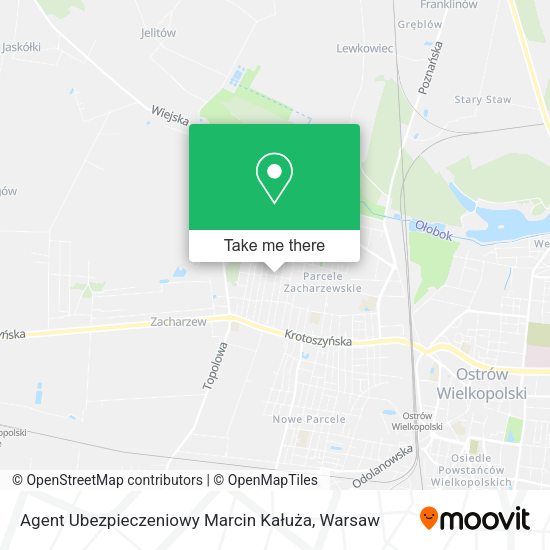 Agent Ubezpieczeniowy Marcin Kałuża map