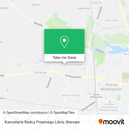 Карта Kancelaria Radcy Prawnego Libra