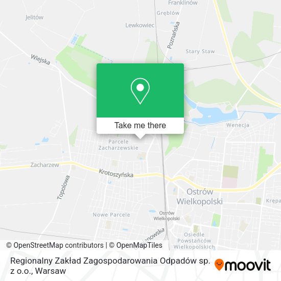 Regionalny Zakład Zagospodarowania Odpadów sp. z o.o. map