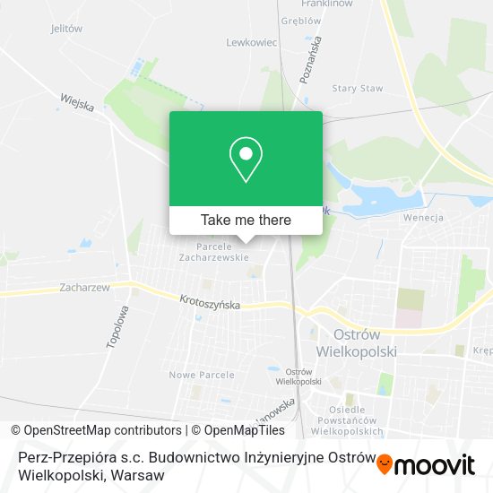 Perz-Przepióra s.c. Budownictwo Inżynieryjne Ostrów Wielkopolski map