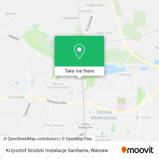 Krzysztof Grodzki Instalacje Sanitarne map