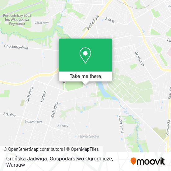 Grońska Jadwiga. Gospodarstwo Ogrodnicze map