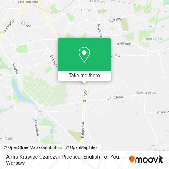 Anna Krawiec Czarczyk Practical English For You map