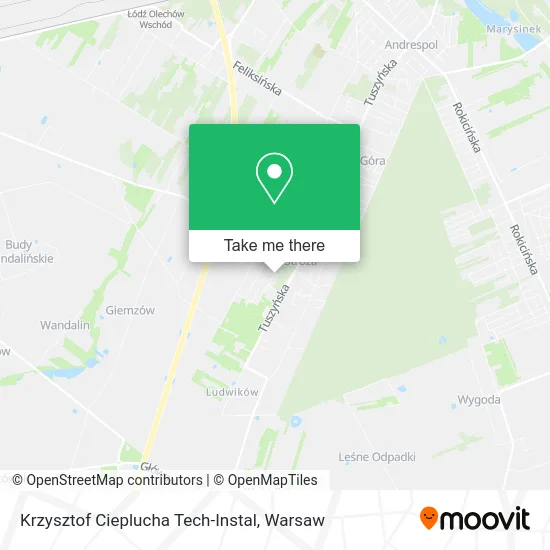 Карта Krzysztof Cieplucha Tech-Instal
