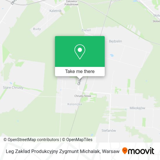 Leg Zakład Produkcyjny Zygmunt Michalak map