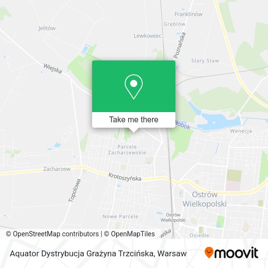 Aquator Dystrybucja Grażyna Trzcińska map