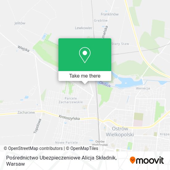 Pośrednictwo Ubezpieczeniowe Alicja Składnik map