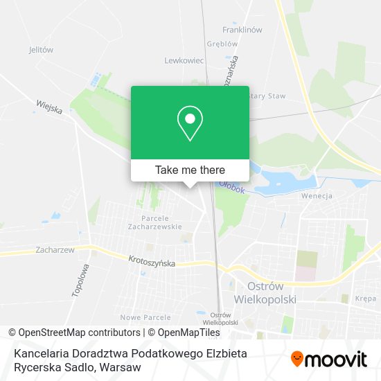 Kancelaria Doradztwa Podatkowego Elzbieta Rycerska Sadlo map