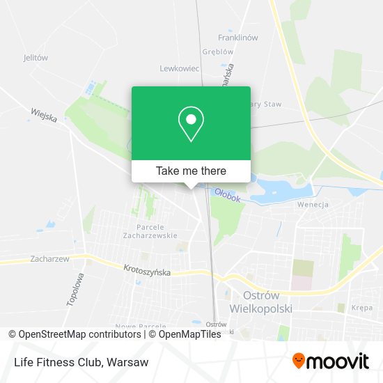 Life Fitness Club map