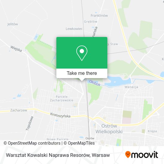 Warsztat Kowalski Naprawa Resorów map