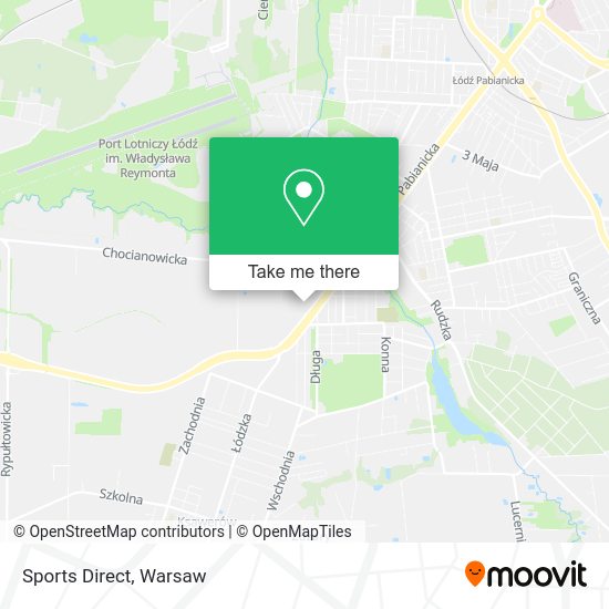 Sports Direct map