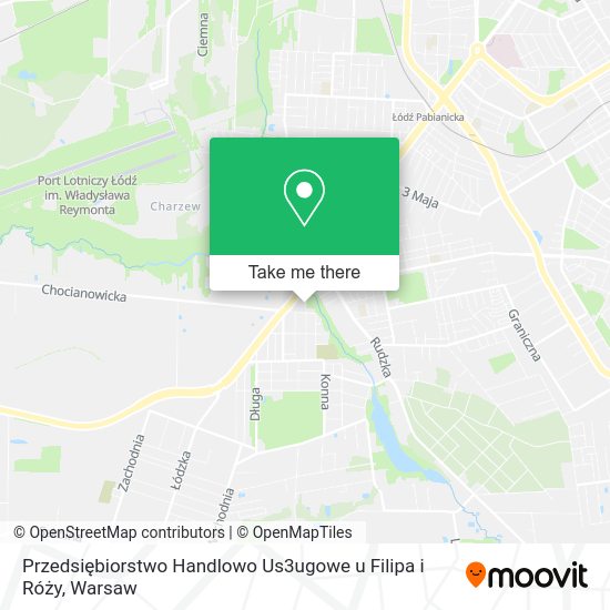 Przedsiębiorstwo Handlowo Us3ugowe u Filipa i Róży map