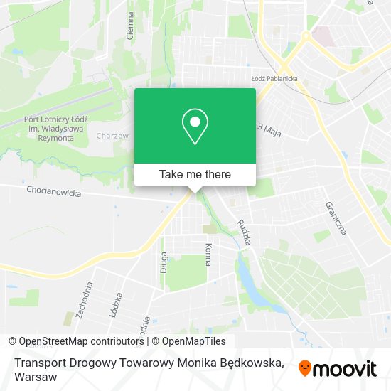 Карта Transport Drogowy Towarowy Monika Będkowska