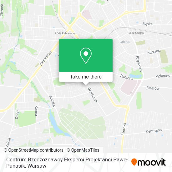 Centrum Rzeczoznawcy Eksperci Projektanci Paweł Panasik map