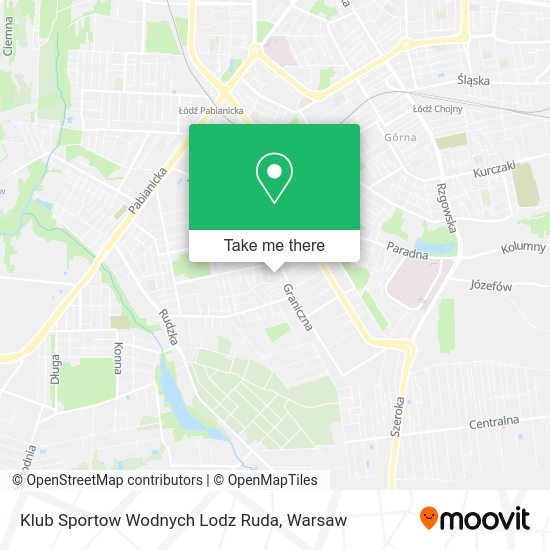 Klub Sportow Wodnych Lodz Ruda map