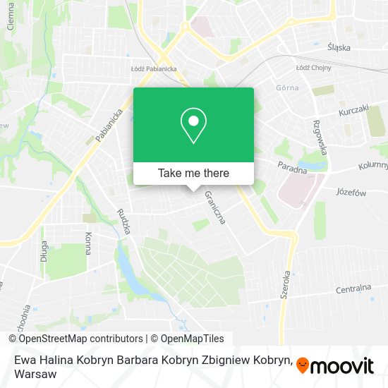 Ewa Halina Kobryn Barbara Kobryn Zbigniew Kobryn map