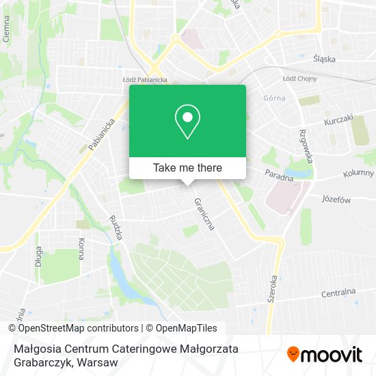 Małgosia Centrum Cateringowe Małgorzata Grabarczyk map