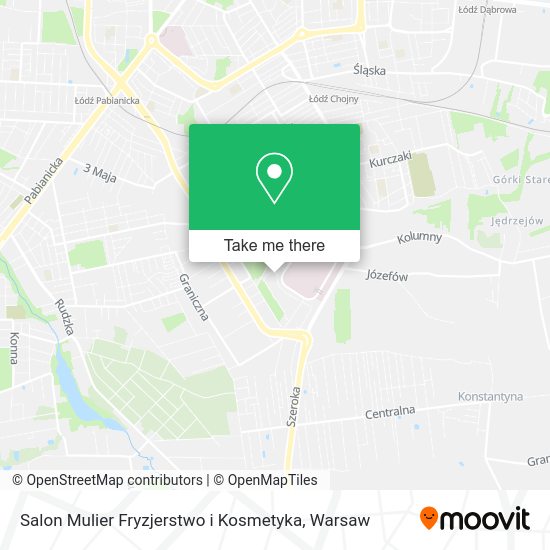 Карта Salon Mulier Fryzjerstwo i Kosmetyka