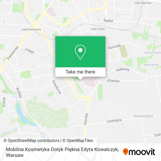 Карта Mobilna Kosmetyka Dotyk Piękna Edyta Kowalczyk