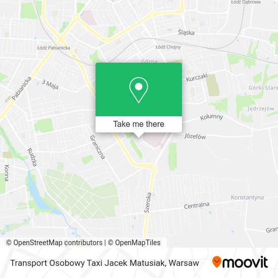 Transport Osobowy Taxi Jacek Matusiak map