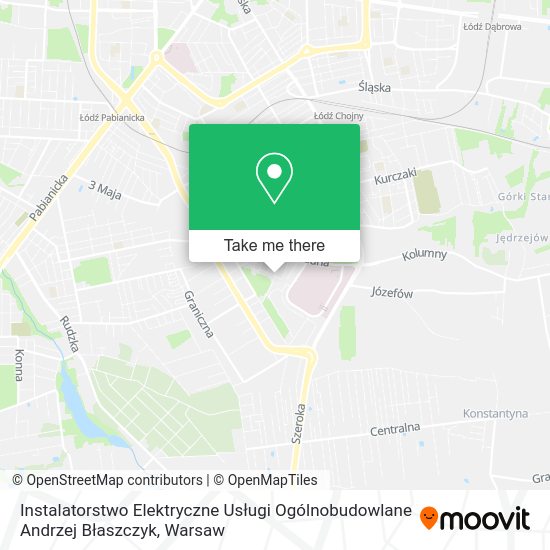 Instalatorstwo Elektryczne Usługi Ogólnobudowlane Andrzej Błaszczyk map