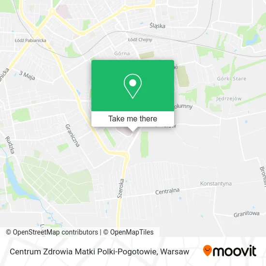 Карта Centrum Zdrowia Matki Polki-Pogotowie