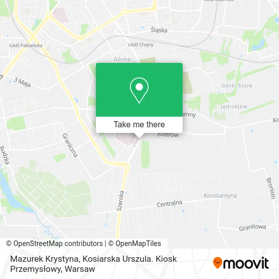 Карта Mazurek Krystyna, Kosiarska Urszula. Kiosk Przemysłowy