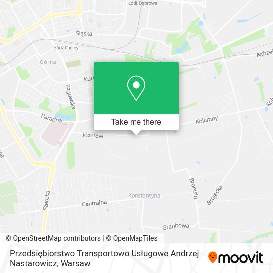 Przedsiębiorstwo Transportowo Usługowe Andrzej Nastarowicz map