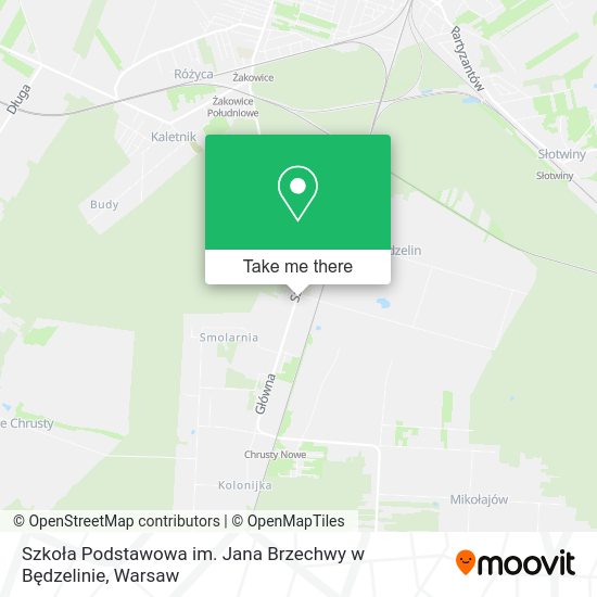 Szkoła Podstawowa im. Jana Brzechwy w Będzelinie map