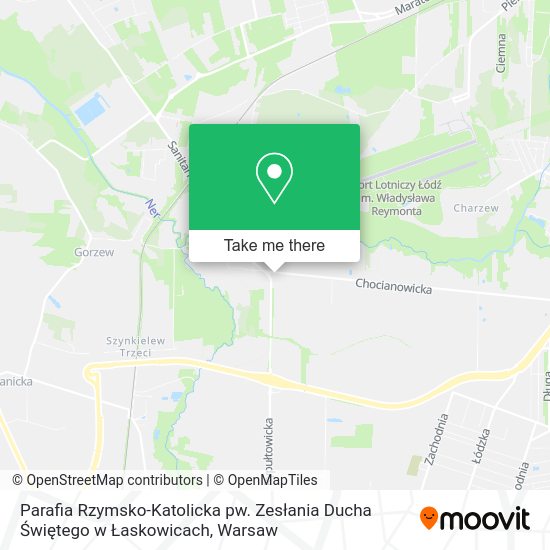 Parafia Rzymsko-Katolicka pw. Zesłania Ducha Świętego w Łaskowicach map