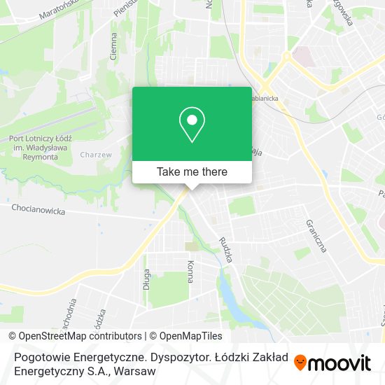 Pogotowie Energetyczne. Dyspozytor. Łódzki Zakład Energetyczny S.A. map