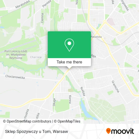 Карта Sklep Spozywczy u Tom