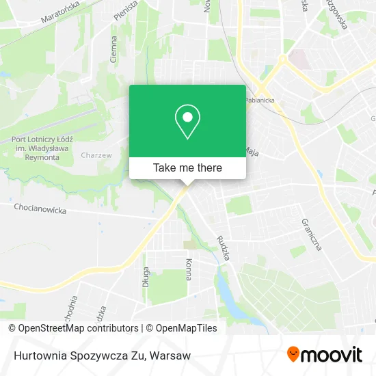 Карта Hurtownia Spozywcza Zu