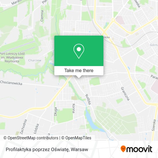 Profilaktyka poprzez Oświatę map